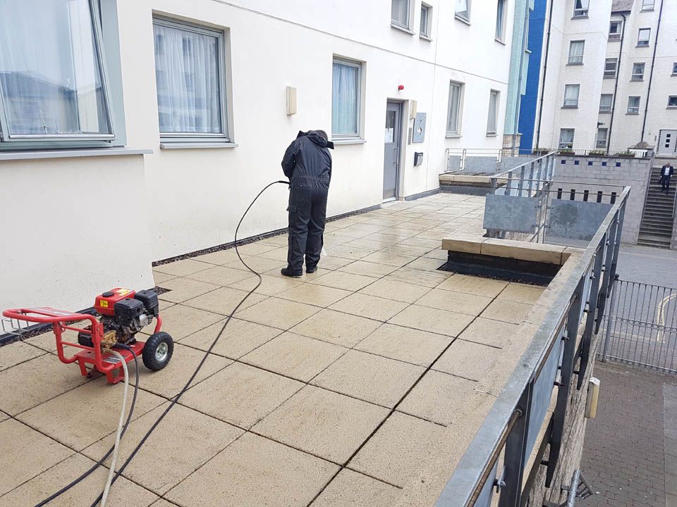 Terrace Cleaning in Edinburgh